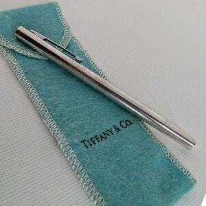 Tiffany and Co. Sterling Silver 925 Pen with Dust Bag Felt Tip